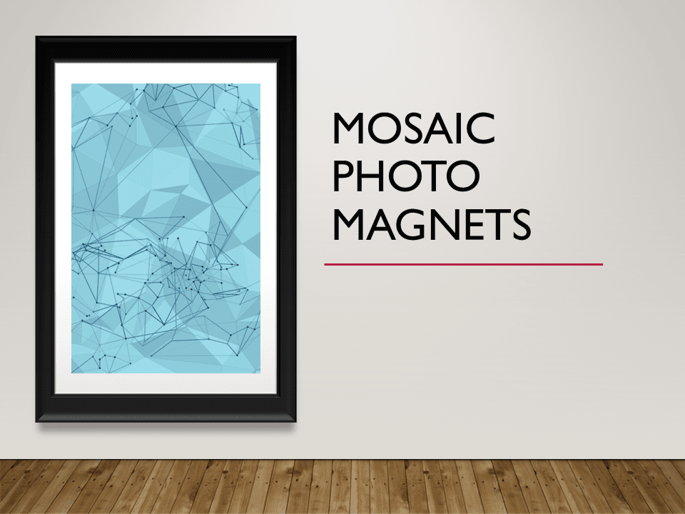 Mosaic Puzzle Photo Magnets | Custom Magnetic Photo Puzzle for Fridge | Made in USA